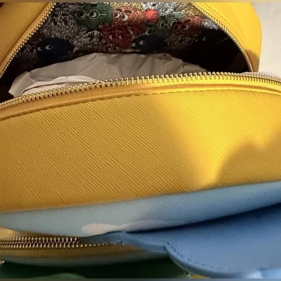 McDonald's Vintage Fry Kids Triple Pocket Mini Backpack Loungefly - Picture 12 of 12